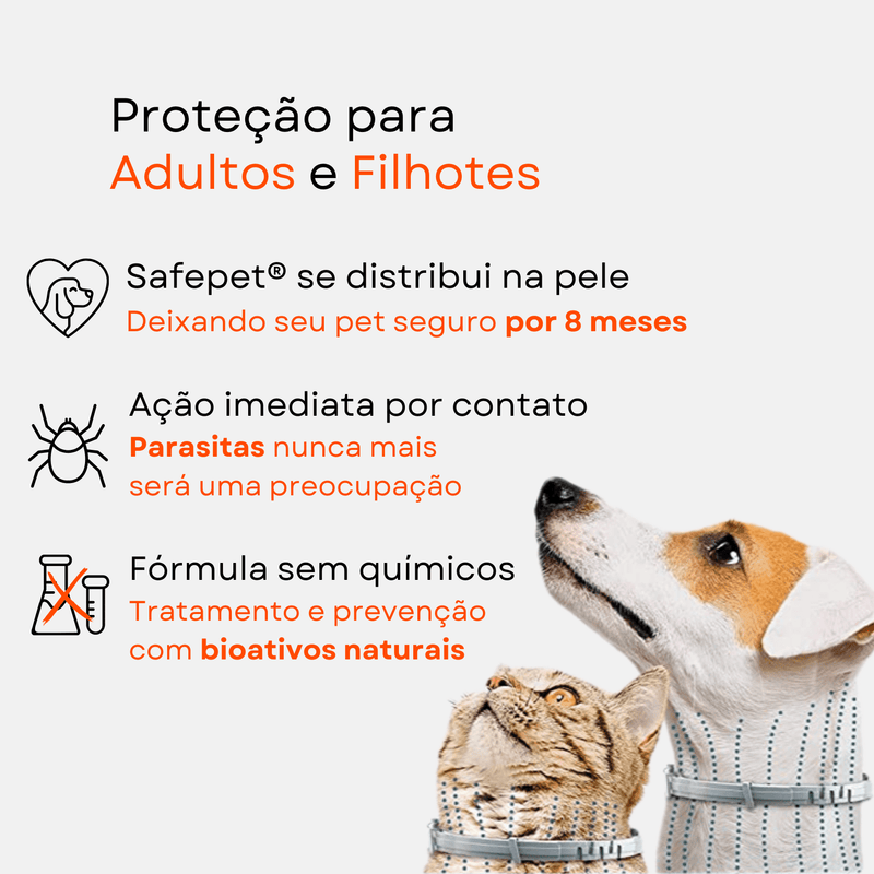 Colar Anti Pulgas e Carrapatos Original - IAC OFERTAS