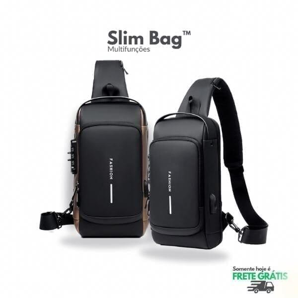 Bolsa Slim Bag - Mochila Anti-Furto com Senha USB - IAC OFERTAS